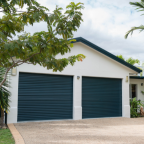 Photo Porte de garage alu gris anthracite